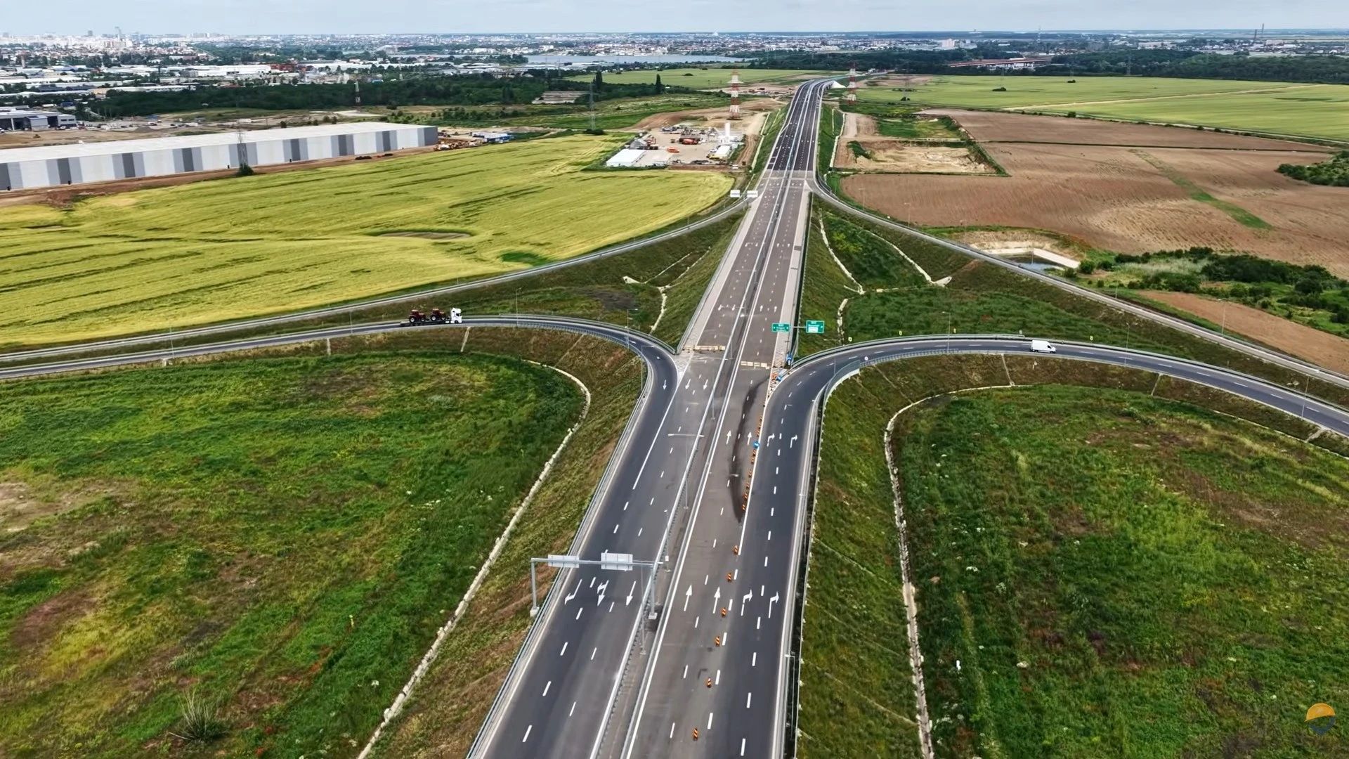 Un tronson din Centura București se termină în...câmp. Foto/Asociația Infrastructura