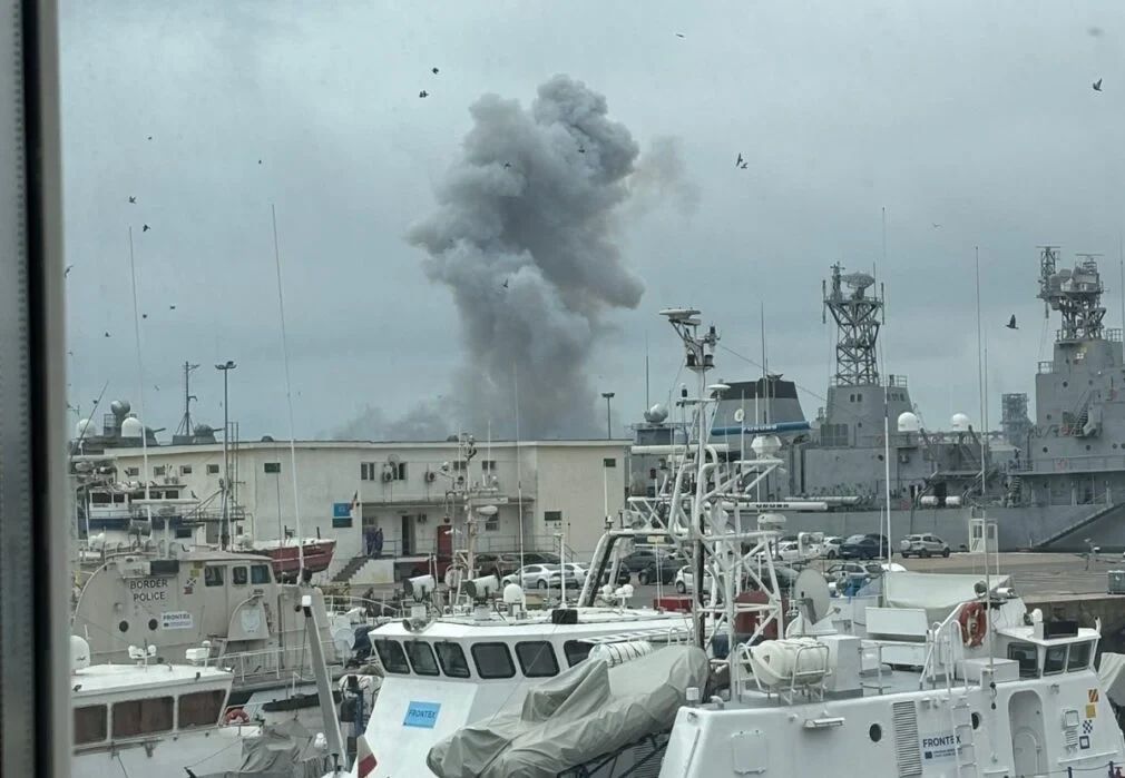 Explozia dronei din Portul Constanta