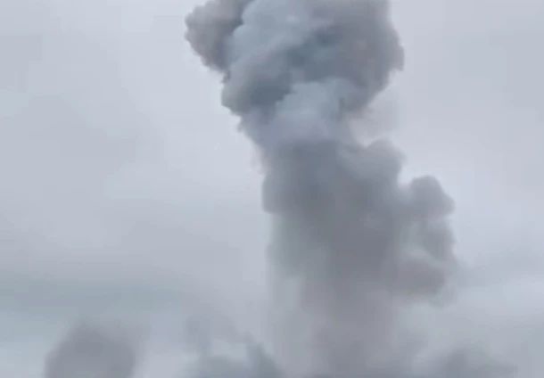 Explozie dronă / Captură video