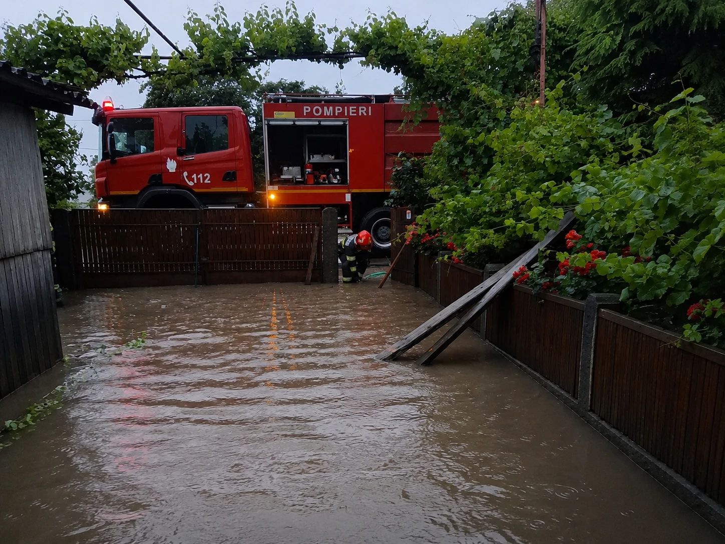 inundatii Giurgiu/foto ISU Giurgiu