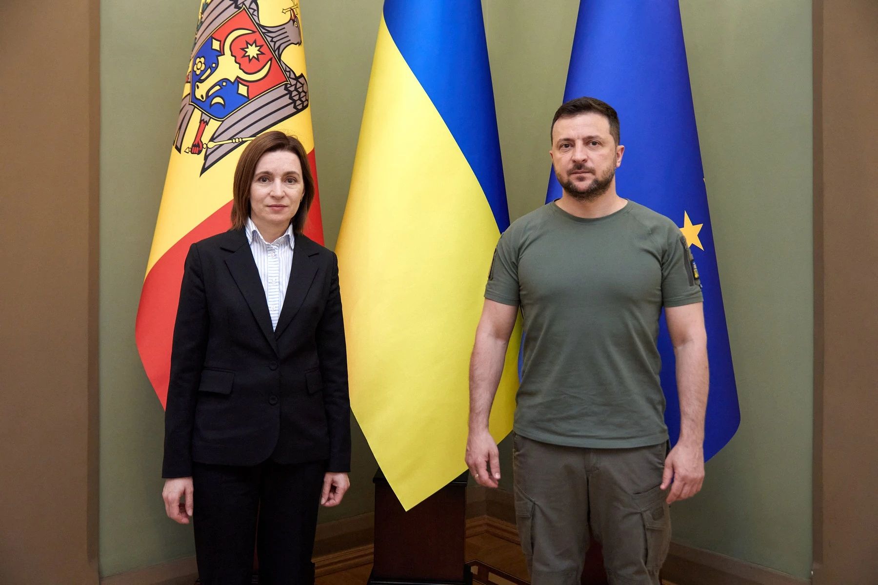 Maia Sandu și Volodimir Zelenski (foto: profimedia)