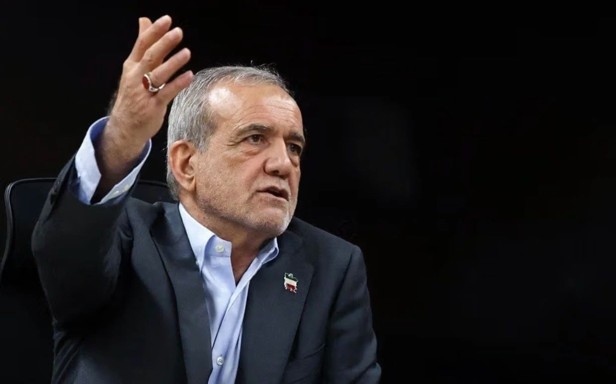 Președintele iranian Masoud Pezeshkian / Foto Iran International