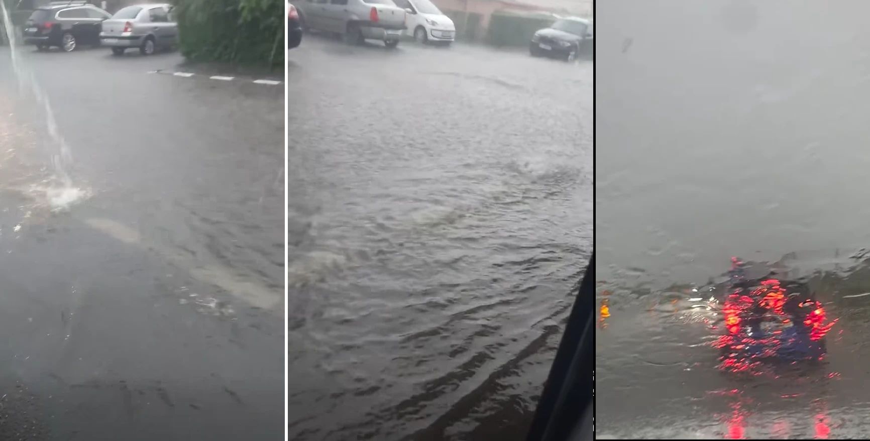 Inundatii in Pantelimon (Meteoplus)