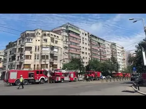Incendiu pe Calea Moșilor în București