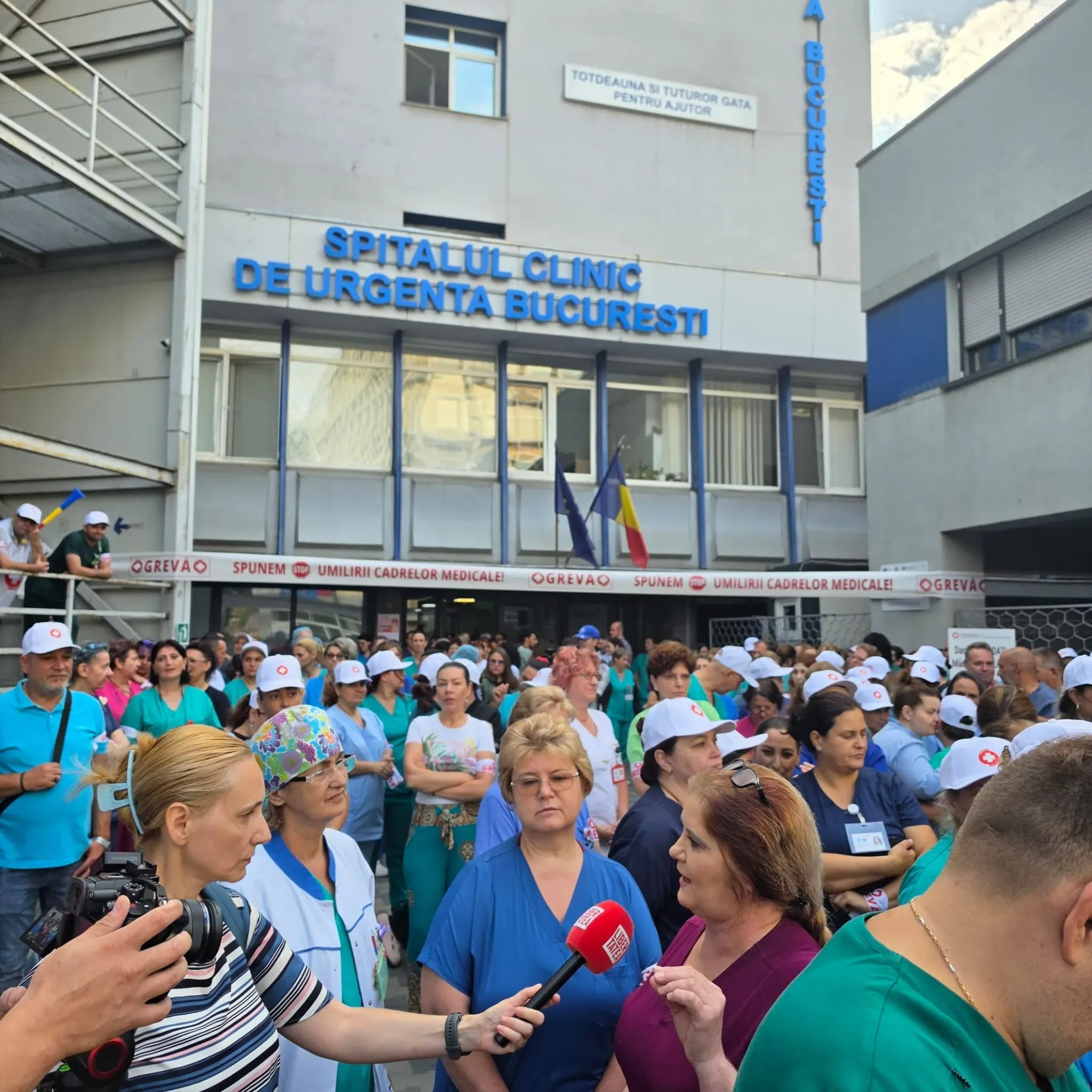 Grevă sănătate / Foto: Facebook Federația Sanitas 
