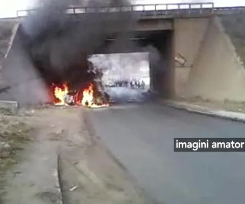 Un bărbat din Galaţi a încercat să se sinucidă provocând un accident rutier