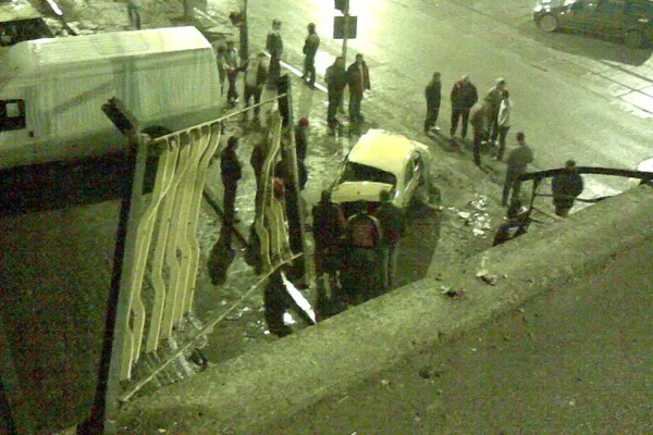 Accident spectaculos în Iaşi