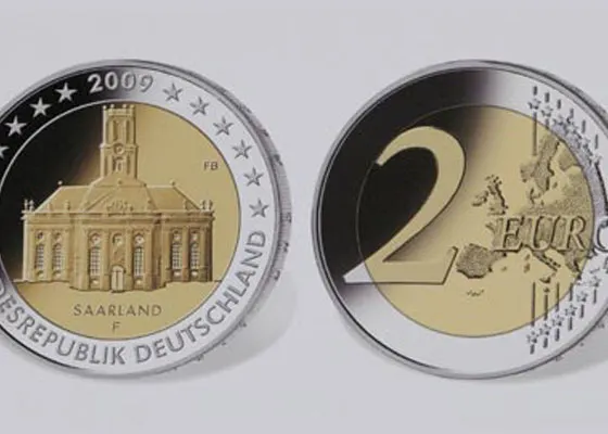 Cum arată noua monedă de doi euro în Germania