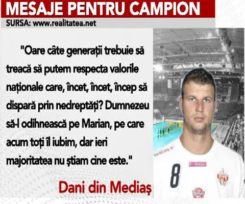 Mii de mesaje de condoleanţe de la cititorii Realitatea.net pentru familia lui Marian Cozma