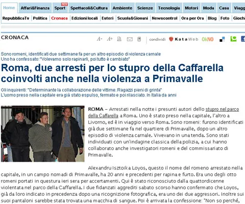 Val de furie anti-românească în Italia