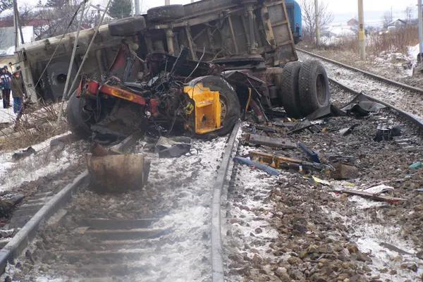 Accident în localitatea Budai, Podul Iloaiei, Iaşi
