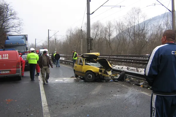 Accident grav pe DN7