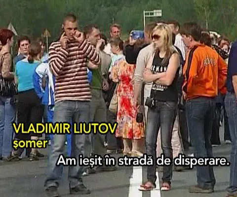 Locuitorii oraşului Pikaliovo din Rusia au ieşit în stradă din cauza sărăciei