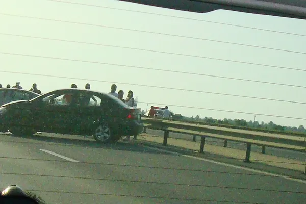 Accident pe A1