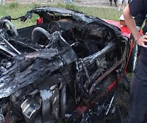 Un autoturism de peste 200.000 de euro a fost implicat într-un accident rutier, în Sibiu
