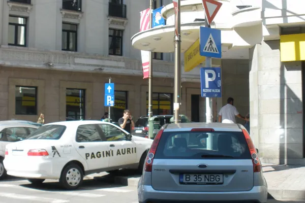 Parcări pe trecerea de pietoni