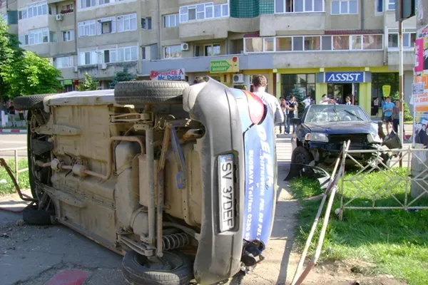 Accident în Botoşani