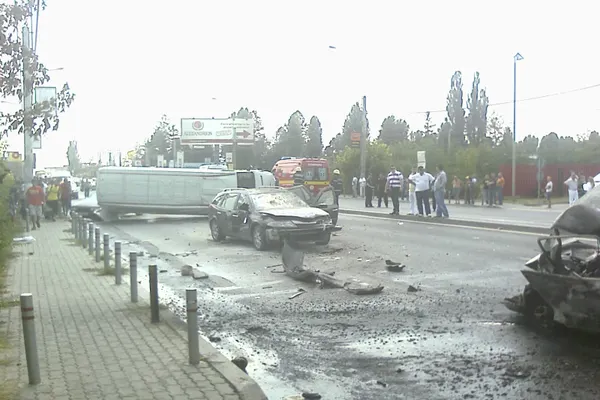 Trei persoane au murit în urma unui grav accident petrecut pe DN1, în zona oraşului Otopeni