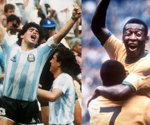 Sondaj REALITATEA.NET. Cine a fost mai bun: Pele sau Maradona?