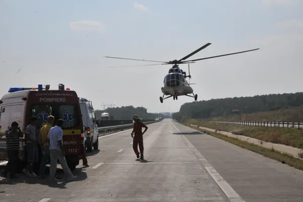 IMAGINI ŞOCANTE - Accident Autostrada Soarelui