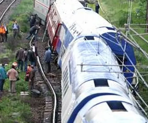 Accident feroviar şi în Dâmboviţa, la Gura Ocniţei