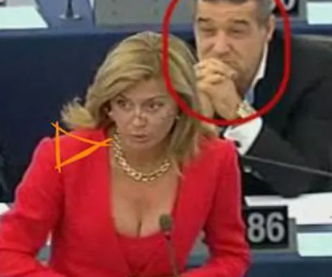 VIDEO / Ce face Gigi Becali când vede roşu în faţa ochilor în Parlamentul European!