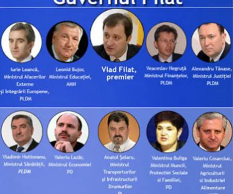 Guvernul de la Chişinău condus de Vlad Filat a fost învestit