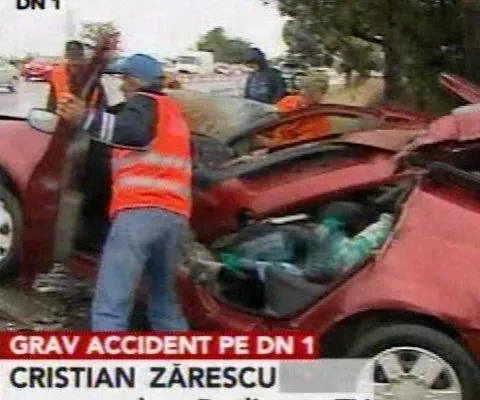Accident grav pe DN1, cinci maşini implicate