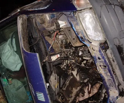 Accident grav în Timiş, trei persoane au fost spitalizate. VEZI GALERIE FOTO