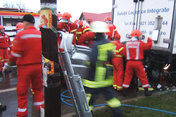 Accident în localitatea Rupea, judeţul Braşov