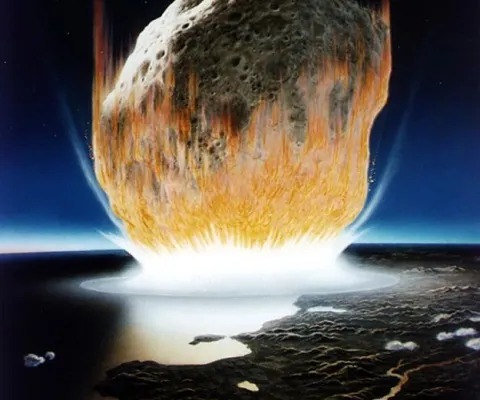 Dinozaurii au dispărut după un dublu impact