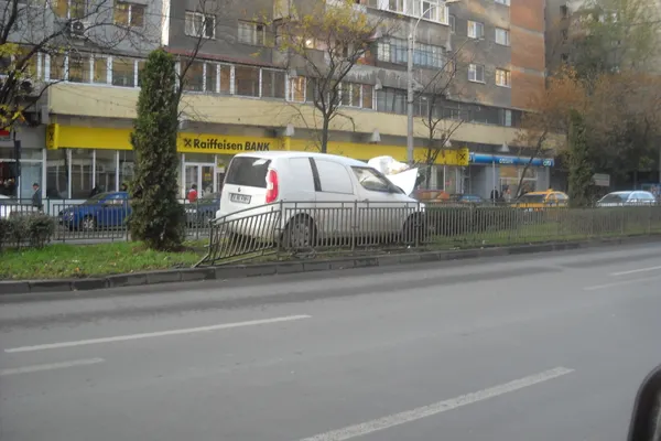 Accident din cauza vitezei neadaptate la condiţiile de trafic