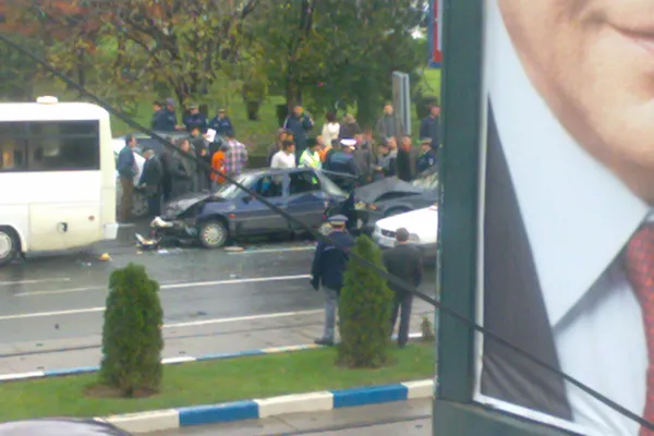 Accident în centrul Craiovei