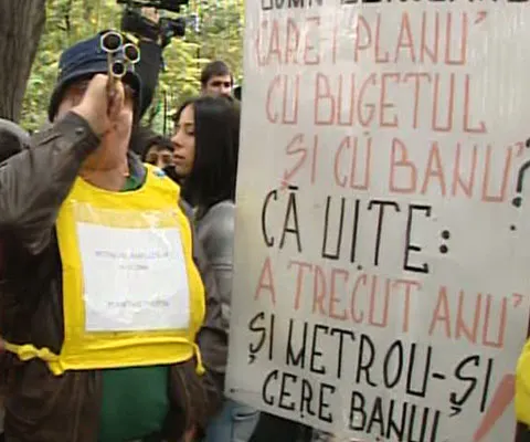 Guvernanţii nu au stat de vorbă cu reprezentanţii sindicatelor de la metrou, protestele vor continua