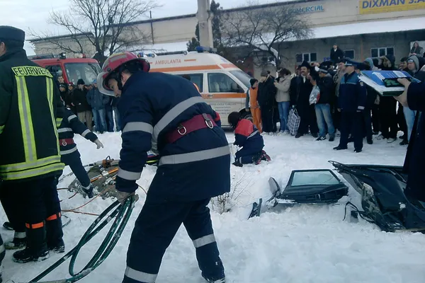 Accident feroviar la intrarea în judeţul Vaslui