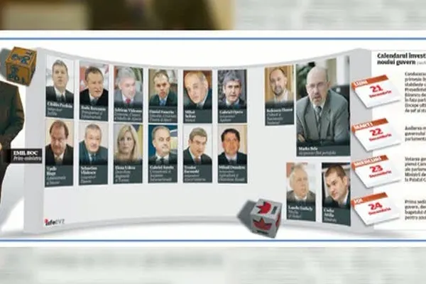 Noul guvern Boc, sub lupa presei de luni