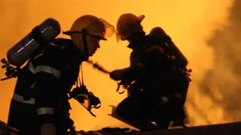 INCENDIU puternic la un restaurant din Cluj. O persoană a fost rănită