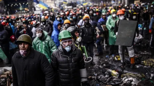 UCRAINA. Parlamentul Ucrainei a votat demiterea lui VICTOR IANUKOVICI