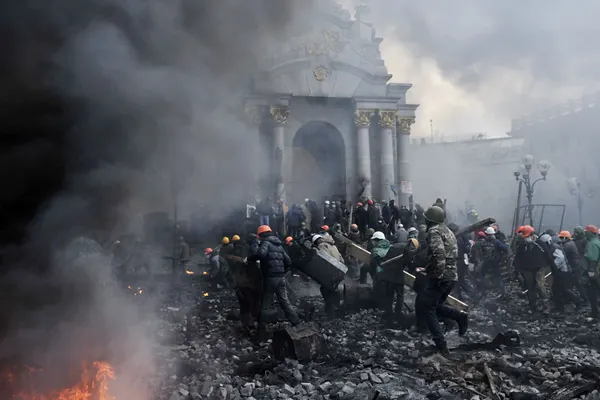 UCRAINA: Explozii şi focuri de armă la Kiev. Imagini REALITATEA TV