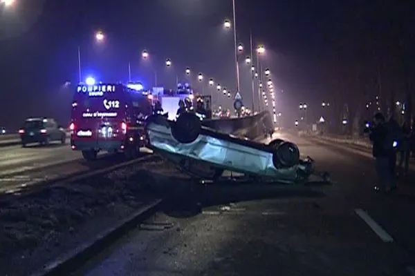 ACCIDENT SPECTACULOS pe DN1, după ce un şofer a pierdut controlul volanului