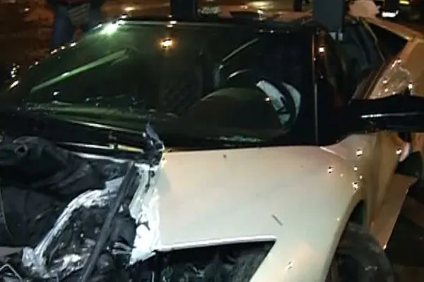 ACCIDENT SPECTACULOS în Capitală: Un bolid de peste 200.000 de euro, FĂCUT PRAF