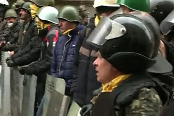 Echipa Realitatea TV a pătruns în palatul prezidențial din Kiev