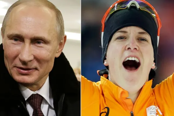 SOCHI 2014. PUTIN a îmbrăţişat o sportivă olandeză declarată LESBIANĂ
