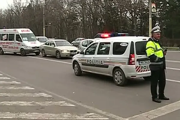 POLIŢIST BEAT, accident pe trecerea de pietoni