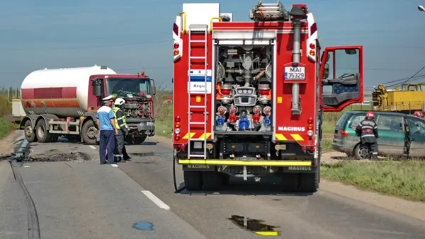 Două persoane au fost rănite în urma unui accident în Timiș