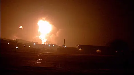 Serie de explozii într-un depozit de muniţie, în Rusia