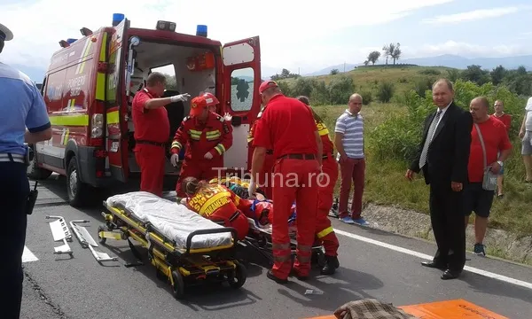 ACCIDENT ORIBIL la intrare în Sibiu