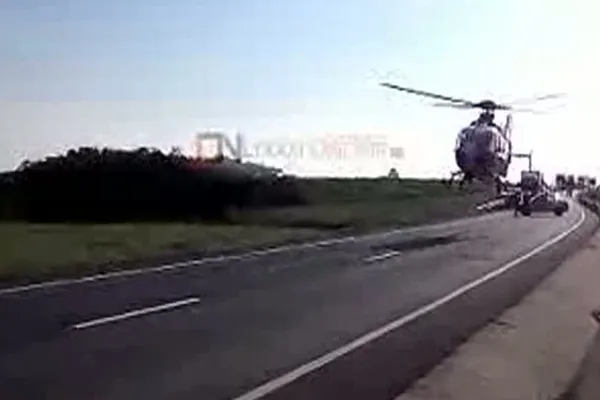 ACCIDENT GRAV de circulație. Un copil "a zburat" prin geam