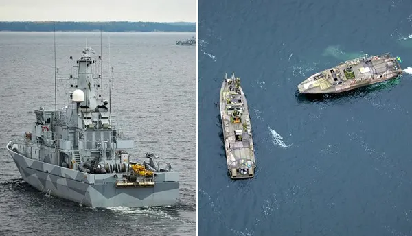 MISTERIOS VAS SUBMARIN, presupus RUS, fotografiat de ARMATĂ în largul coastelor Suediei UPDATE