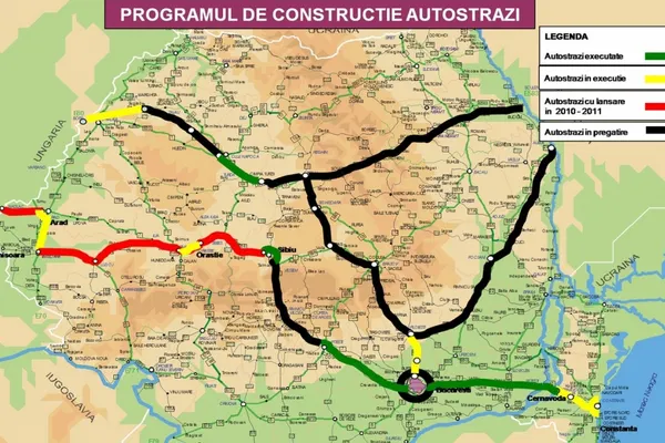 UTOPIE. Guvernul promite 250 de kilometri de autostradă în următorii doi ani